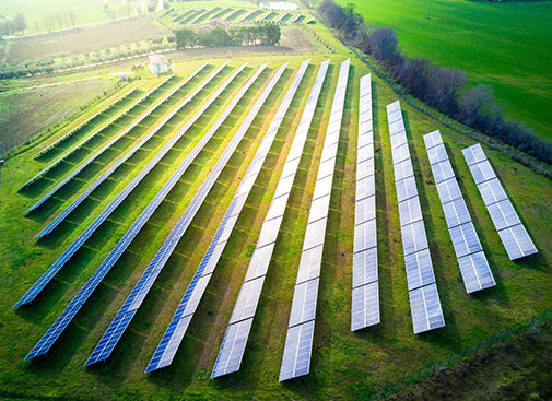 Urbainity CO2 Ausgleich durch Photovoltaik Freiflächenanlagen